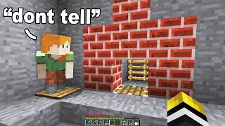 I found a kids SECRET Minecraft Base until his friend exposed a hidden gem...