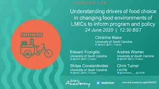 ANH2020 Learning Lab: Understanding drivers of food choice