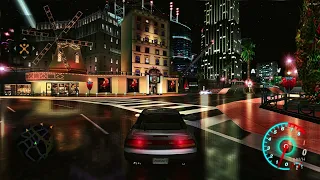 NFSU2 Remaster Arena 2022 before and after retexturing