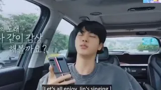 BTS in the soop ( Jin singing Reply 1988 OST )