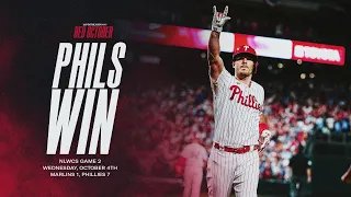 Marlins vs. Phillies Game 2 Highlights (10/4/23) | MLB Highlights