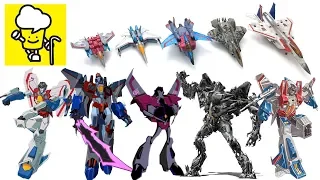 Different Starscream Transformer robot toys ランスフォーマー 變形金剛 movie robots in disguise