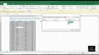 SORTING WITH FIND & REPLACE  // Advance Excel Class  //  MALAYALAM