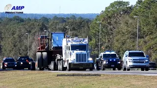 FHP Florida Highway Patrol Code 3 Peterbilt | Truckspotting 11224