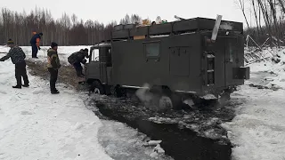 Поездка на Чумикан по зимнику 2019 январь