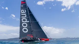 Andoo Comanche leading the Sydney to Hobart race