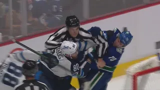 Pierre Luc-Dubois Loses It On Tanner Pearson, Canucks Score Powerplay Goal