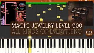 Magic Jewelry Level 000 (All Kinds of Everything) (NES Game Soundtrack, Piano Tutorial Synthesia)