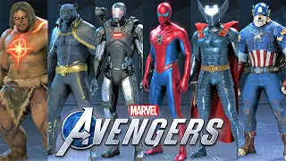 Marvel's Avengers PS5 - All Suits Showcase 2020 - 2023 (4K 60FPS)