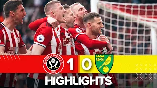 Sheffield United 1-0 Norwich | Premier League highlights | Amazing triple save from Dean Henderson