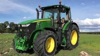 John Deere 7230R tractor Sound + Technical data