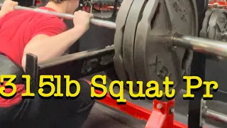 3 Plate Squat PR - Hitting 3 Plates on the Squat for the First Time #viral #fitness #squat #gym