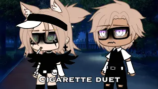 |Cigarette Duet|+|Перевод|Gacha life|