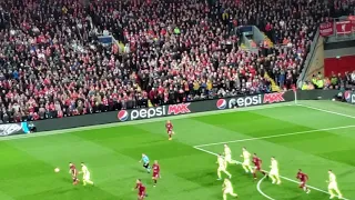 Anfield. preventing a Barca counterattack. 7May2019