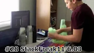 Top 50 Sport Stackers On Youtube!!