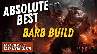 The BEST Barbarian Build in Diablo 4 Found! Oneshots EVERYTHING In Season 3!