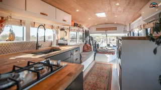Transforming a School Bus into a Dream Tiny Home on Wheels
