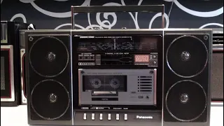 Panasonic RX-F32LS магнитола с особенным дизайном из 1983г.