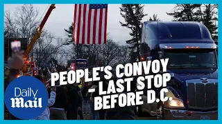 'People's Convoy' arrives at Maryland, their last stop before DC