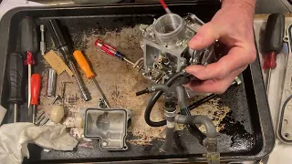 Honda GL1500 Goldwing Carburetor rebuild video, PART 4