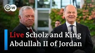 German Chancellor Scholz holds talks with King Abdullah II of Jordan | DW News