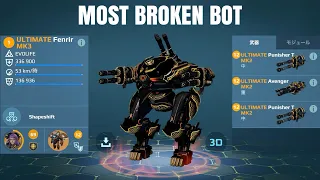 [WR] 14M Damage Gameplay (No Titan) | UE FENRIR w/ UE Avenger & Punisher T | War Robots