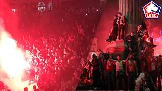 Insane Scenes in Lille as OSC Lille Fans Celebrate the Ligue 1 Title in the City Centre