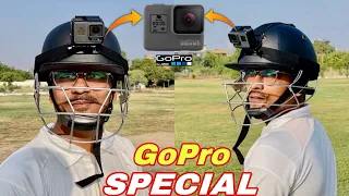 First Time Using GoPro in a Hardball Cricket Match | Batsmen View + Dugout View 🔥