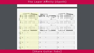 [Share Guitar Tabs] The Leper Affinity (Opeth) HD 1080p