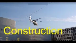 The Eurocopter (now Airbus Helicopters) AS365 Dauphin at construction site #2