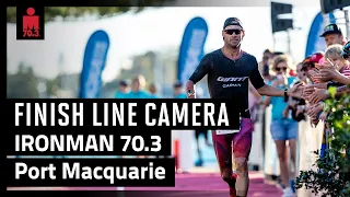 2023 IRONMAN 70.3 Port Macquarie | Finish Line Camera