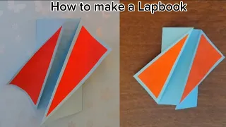 Lapbook Tutorial || How to make a Lapbook /Tutorial: basic lapbook,scrapbook for school project