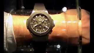 Hublot presents its new Watchtester display case enabling customers to test watches on their wrist