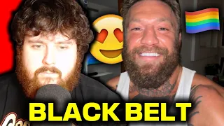 MMA Guru reacts to SUS MCGREGOR RECEIVEING BLACK BELT !