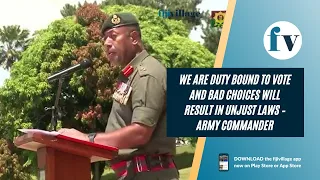 We are duty bound to vote and bad choices will result in unjust laws – Army Commander | 5/12/22