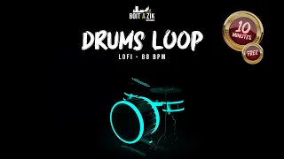 FREE DRUMS LOOP - Lofi Hip Hop - 88 BPM 🥁