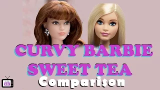 Curvy Barbie The Barbie Look Sweet Tea Face Sculpt Comparison