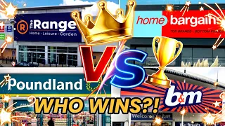 WHO SHOULD BE CROWNED BEST CHRISTMAS FOR 2023 ⁉️ 👑 🤔🏆Home Bargains, The Range, B&M, Poundland..