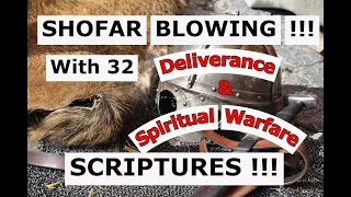 SHOFAR Horn BLAST Sounds of Deliverance MUSIC with Scripture || SHOFAR Blowing Spiritual Warfare !!!