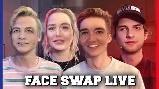 RAADT KELVIN DAT HIJ NINA IS BIJ FACE SWAP LIVE CHALLENGE?| Kelvin, Jill, Gio Kaj|Challenges Cup #16