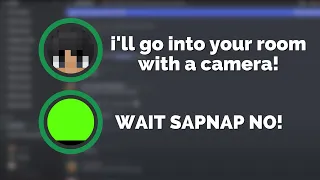 SAPNAP threatens DREAM to go into his room with a camera