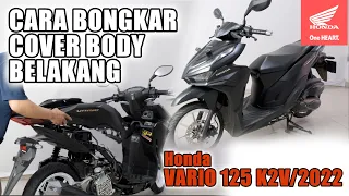 CARA BONGKAR COVER BODY BELAKANG Honda VARIO 125 K2V 2022