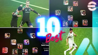 10 BEST NEW eFootball formations for Quick Counter, Possession & LBC