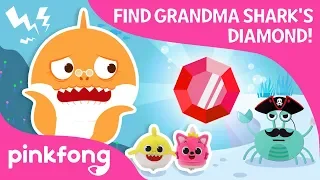 Finding Grandma Shark's Diamond | Baby Shark Toy | Pinkfong Songs for Children