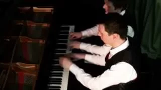 J. STRAUSS II: TRITSCH-TRATSCH POLKA (PIANO DUET BY SCOTT BROTHERS DUO)