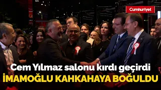 Cem Yılmaz salonu kırdı geçirdi: Ekrem İmamoğlu ve diğer başkanlar kahkahaya boğuldu