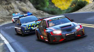 [GTA 5] AUDI RS3 VS GENDARMERIE | COURSE POURSUITE INCROYABLE