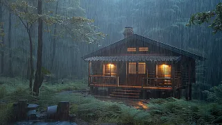 Beat Insomnia and Sleep Well in 5 Minutes with Heavy Rain in the Forest | Rain Sounds for Sleeping