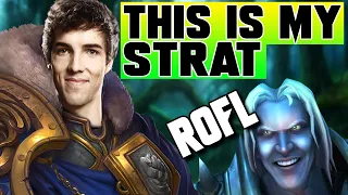 I Played A Strategy that made him say ROFL - but in a good, or a bad way? - WC3 - Grubby