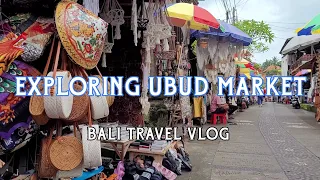 Bali Travel Vlog | Exploring Ubud Market Bali | Kajeng Street Afternoon Walk Ubud